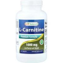 Best Naturals, L-karnitinas, 1 000 mg, 120 tablečių