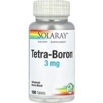 Solaray, Tetra-boras®, 3 mg, 100 tablečių