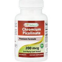 Best Naturals, Chromo pikolinatas, 200 mcg, 240 tablečių