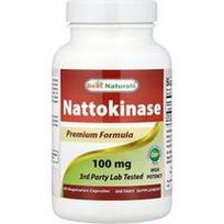 Best Naturals, Natokinazė, 100 mg, 90 vegetariškų kapsulių