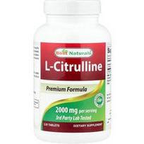 Best Naturals, L-citrulinas, 120 tablečių (1 000 mg tabletėje)
