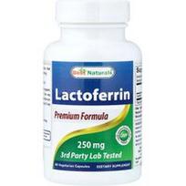 Best Naturals, Laktoferinas, 250 mg, 60 vegetariškų kapsulių