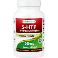 Best Naturals, 5-HTP, 200 mg, 120 vegetariškų kapsulių