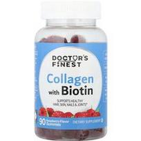 Doctor's Finest, Kolagenas su biotino guminukais, avietės, 90 guminukų