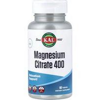 KAL, Magnio citratas 400, 60 tablečių (200 mg tabletėje)