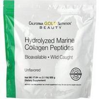 California Gold Nutrition, Hidrolizuoti jūrinio kolageno peptidai, be skonio, 1,1 svaro (500 g)
