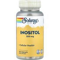 Solaray, Inostitolis, 500 mg, 100 daržovių kapsulių