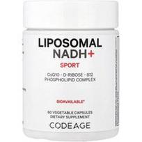 Codeage, Sportas, liposominis NADH+, 60 daržovių kapsulių