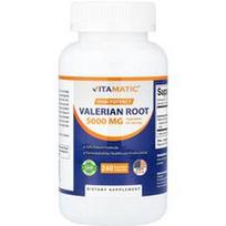 Vitamatic, Valerijono šaknis, didelio stiprumo, 240 augalinių kapsulių (250 mg vienoje kapsulėje)