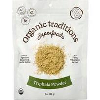 Organic Traditions, Supermaistas, Triphala milteliai, 7 uncijos (200 g)