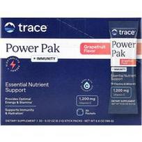 Trace, PowerPak + imunitetas, greipfrutas, 30 lazdelių pakuočių, po 0,22 uncijos (6,2 g)