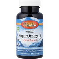 Carlson, Laukinėje gamtoje sugautos „Super Omega-3 Gems®“, 50 minkštųjų kapsulių