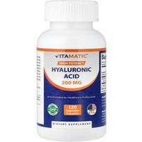 Vitamatic, Hialurono rūgštis, didelio stiprumo, 120 augalinių kapsulių