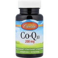 Carlson, CoQ10, 200 mg, 30 minkštųjų kapsulių
