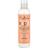 SheaMoisture, Vaikiškas šampūnas ir kondicionierius 2-in-1 Curl & Shine, kokosas ir hibiskas, 8 fl oz (237 ml)