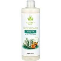 Mild By Nature, (Nature's Gate), Arbatmedžio ir šaltalankių kondicionierius riebiems plaukams, 473 ml