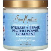 SheaMoisture, Manuka medus ir jogurtas, hidratuoti + atstatyti baltymų galios gydymas, 8 fl oz (237 ml)