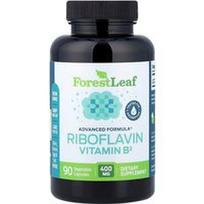 Forest Leaf, Riboflavino vitaminas B2, 400 mg, 90 daržovių kapsulių