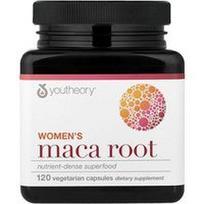 Youtheory, Moterų Maca šaknis, 120 vegetariškų kapsulių (500 mg vienoje kapsulėje)