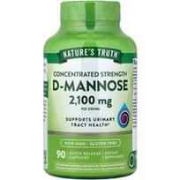 Nature's Truth, D-manozė, 90 greito atpalaidavimo kapsulių (700 mg vienoje kapsulėje)