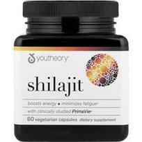 Youtheory, Shilajit, 60 vegetariškų kapsulių (250 mg vienoje kapsulėje)