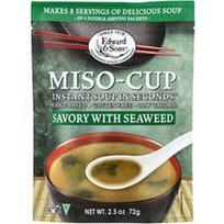 Edward & Sons, Instant Miso-Cup®, pikantiškas su jūros dumbliais, 4 pakeliai, 72 g