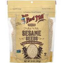 Bob's Red Mill, Lukštentos baltosios sezamo sėklos, 283 g