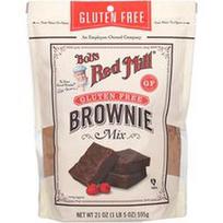 Bob's Red Mill, Brownie mišinys, be glitimo, 21 oz (595 g)