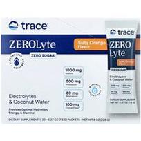 Trace, ZEROLyte, elektrolitai ir kokosų vanduo, sūraus apelsino skonio, 30 pakelių po 0,27 uncijos (7,6 g)