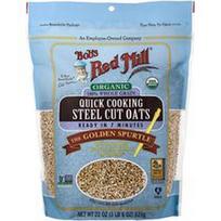 Bob's Red Mill, Ekologiškos greitai paruošiamos avižinės dribsniai, 624 g