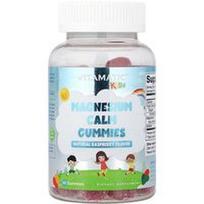 Vitamatic, Vaikams, Magnio ramūs guminukai, Natūralios avietės, 60 guminukų