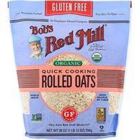 Bob's Red Mill, Ekologiški greitai paruošiami avižiniai dribsniai, 794 g