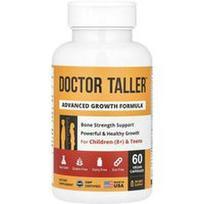 NuBest, Doctor Taller™, Advanced Growth Formula, Vaikai 8+ ir paaugliai, 60 veganiškų kapsulių