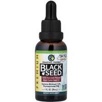 Amazing Herbs, „Premium Black Seed™“, 100 % gryno šalto spaudimo juodųjų kmynų aliejus, 30 ml