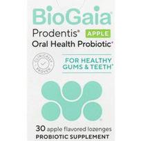 BioGaia, Prodentis®, burnos sveikatos probiotikas, obuolys, 30 pastilių