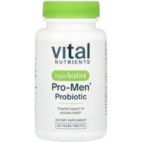 Vital Nutrients, Hiperbiotikai, Pro-Men® Probiotikas®, 60 veganiškų tablečių