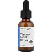 California Gold Nutrition, Grožis, senėjimą skatinantis vitamino C veido serumas, 30 ml
