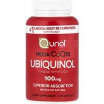 Qunol, Mega CoQ10 Ubiquinol, 100 mg, 100 Softgels