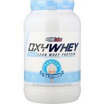 EHPlabs, „OxyWhey“, kasdieniai liesos išrūgų baltymų milteliai, vaniliniai ledai, 825 g