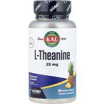 KAL, L-teaninas, ananasai, 25 mg, 120 mikro tablečių