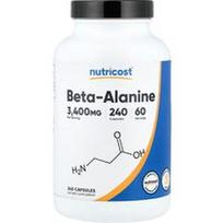 Nutricost, Beta-alaninas, 240 kapsulių (850 mg vienoje kapsulėje)