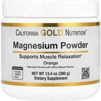 California Gold Nutrition, Magnio miltelių gėrimas, apelsinas, 13.4 uncijos (380 g)