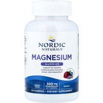 Nordic Naturals, Magnio guminukai, mėlynių levandos, 60 guminukų (100 mg viename guminuke)