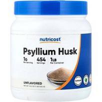 Nutricost, Psyllium lukštas, be skonio, 16.2 uncijos (454 g)