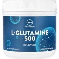 MRM Nutrition, L-glutaminas 500, 1.1 svaro (500 g)