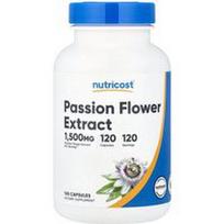 Nutricost, Pasiflorų ekstraktas, 1 500 mg, 120 kapsulių