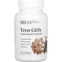 Michael's Health, Paauglių mergaičių multivitaminai, 60 vegetariškų kapsulių