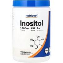 Nutricost, Inozitolis, be kvapiųjų medžiagų, 454 g (16,2 uncijos)