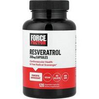 Force Factor, Resveratrolis, 200 mg, 120 daržovių kapsulių