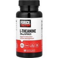 Force Factor, L-Theanine, Extra Strength , 200 mg , 60 vegetariškų kapsulių